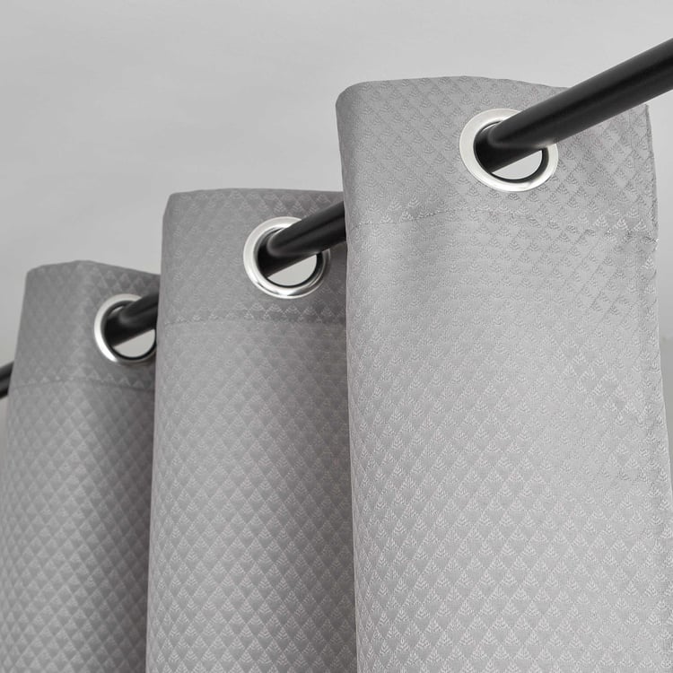 Sierra Set of 2 Woven Room-Darkening Door Curtains - 7ft - Image 2